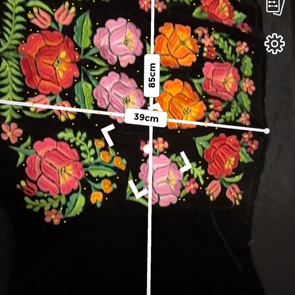 Black Velvet Bustier Corset Top Strapless Floral Lace Embroidery  Curvy hem 1 Sz - Picture 9 of 12